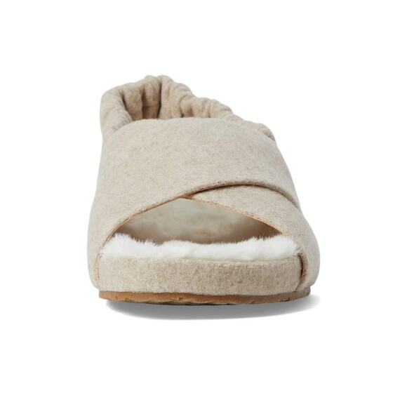 Cole Haan Mojave Crisscross Sandal (Unisex, Oatmeal Wool, 7.5, Medium/B) - Picture 2 of 10